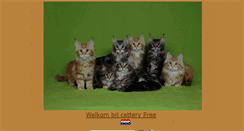 Desktop Screenshot of cattery-free.nl