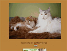 Tablet Screenshot of cattery-free.nl